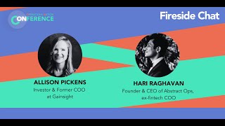 cONference 2021  Fireside Chat with Allison Pickens and Hari Raghavan [upl. by Alhsa]