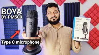 BOYA BYPM500 USB Condensor Microphone  Unboxing  Review amp Audio test [upl. by Werda]