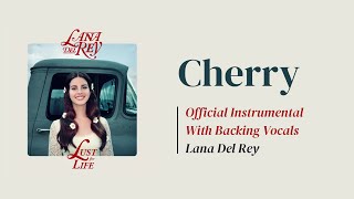 Cherry Official Karaoke  Lana Del Rey [upl. by Bayer666]