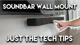 The BEST Way to Mount Your Soundbar to the Wall [upl. by Yrod467]