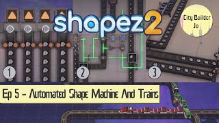 Automated Shape Machine And Trains [upl. by Aibat]