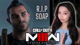 Soaps Death Scene Reaction 😣  Modern Warfare 3 [upl. by Ynattib]