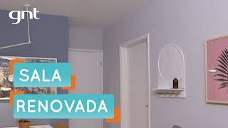 Sala nova para um casal  Antes e Depois  Decora  Maurício Arruda [upl. by Yttam]