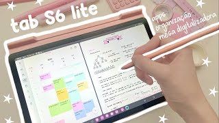 MELHOR TABLET PARA ESTUDAR Tab S6 Lite  apps  organização  dicas  Estudos  Batatube [upl. by Jorgenson]