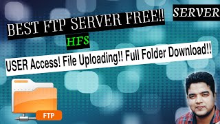 How to Use HFS  User Login File Upload and Full Folder Download Bangla2022 [upl. by Alhan]