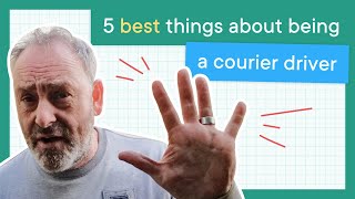 The 5 Best Things About Being a Courier  Pete the Courier Driver [upl. by Enitnelav978]