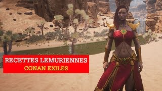 Recettes des armures de lémurien de la Reine Sorcière  Conan Exiles [upl. by Ial147]