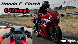 Honda EClutch Test 0120kmph [upl. by Ancelin207]