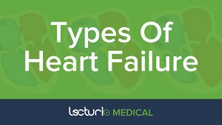 Types Of Heart Failure  Cardiology [upl. by Puna675]