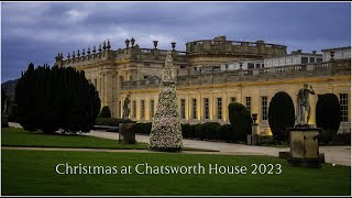 Christmas at Chatsworth House 2023 [upl. by Margeaux]