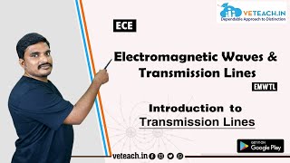 Introduction to Transmission lines in Electromagnetic waves and transmission lines  ECE  BTECH [upl. by Atiz]