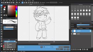 Import  Importing an image as a layer in MediBang Paint [upl. by Lletnohs976]