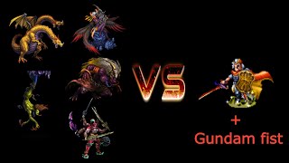 FFBE global Firion  aigaion arm vs trial bosses  ultimate finisher [upl. by Corwun]