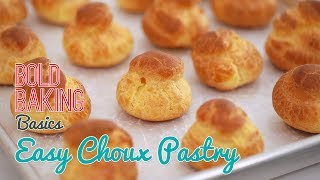 Easy Choux Pastry Recipe [upl. by Cornell]