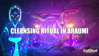 Araumi Cleansing Ritual Puzzle Guide Genshin Impact [upl. by Millwater]