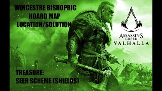 Assassins Creed Valhalla Wincestre BishopricTreasure Hoard Map LocationSolution [upl. by Carlick619]