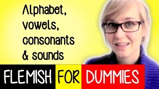 Flemish For Dummies 4 The alphabet vowels consonants and sounds [upl. by Yeldar]