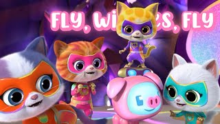 Fly Wiggles Fly 🐷🪽💖  SuperKitties SuPurr Charged [upl. by Hendel]