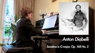 Sonatina by Anton Diabelli Max 10 years [upl. by Gorlicki]