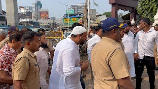 Baba Siddique Son Zeehaan Siddique Reaches Badi Jama Masjid For Quran Khani [upl. by Chard671]