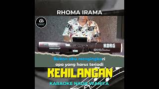 KEHILANGAN  Karaoke Nada Wanita  RHOMA IRAMA  shorts dangdutkaraoke [upl. by Oicneserc]