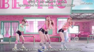 BESTie  Pitapat MV English subs  Romanization  Hangul HD [upl. by Akinahc771]