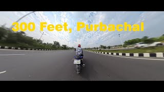 300 Feet insta 360 motorcycle view  Jamuna future park  MPM Films  4K Videos [upl. by Aitahs148]