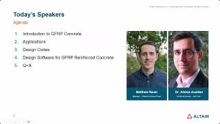 Webinar Recording  Glass Fiber Reinforced Polymer GFRP Concrete Design Solutions [upl. by Owiat90]