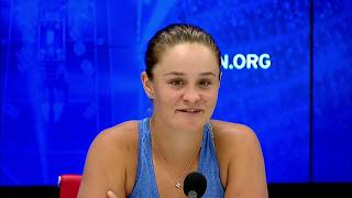 Ashleigh Barty quotIn the big moments today Wang was betterquot  US Open 2019 R4 Press Conference [upl. by Blanca]