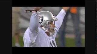 Oakland Raiders Sebastian Janikowski 63 yard Field Goal [upl. by Wesa]