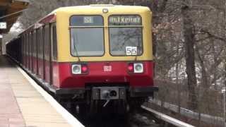 SBahn Berlin  die Linie S3 mit den Zügen Baureihe 485 HD historisch [upl. by Nicolais]