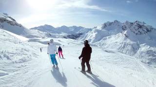 The best skiing 2017 St AntonLechZürsWarthSchröcken Austria [upl. by Orman]