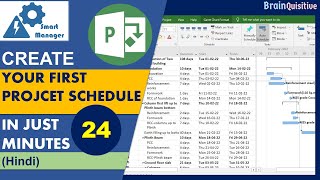 Create your first Microsoft Project schedule in just 24 minutes [upl. by Asa379]