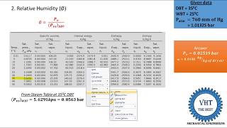 Numerical of Psychrometry Properties [upl. by Ahsik]