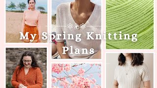 my springsummer knitting plans 🌼🐣🐝 [upl. by Dur]