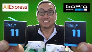 BATERIAS GoPro 91011 de AliExpress  Unboxing [upl. by Irrak977]