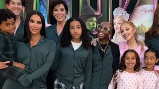 Ariana Grande Joins Kardashians for Wicked Viewing Party [upl. by Sitnik989]