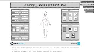 Totally Normal Dressup Game Creepy Dollmaker 130 [upl. by Ikiv158]