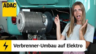 EAuto Umbau Verbrenner auf Elektro  Unter Strom – Einfach Elektromobilität  71  ADAC [upl. by Holub]