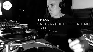 Underground Techno Stream with Sejon  03 October 2024 REUPLOAD [upl. by Frulla515]