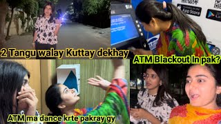 ATM ma Dance Krte Pakray gyATM Blackout in PakDost Kay Peechay Kuttay Lag gyMehwish Naz [upl. by Anneg]