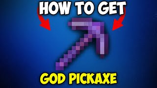 How to Get GOD PICKAXE in Minecraft 1204 [upl. by Ahsien]