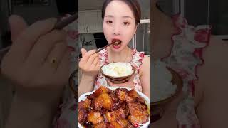 Even breakfast should begin with Pork Belly And Rice asmr porkrecipe porkbelly porkmeat pork [upl. by Eniamerej796]