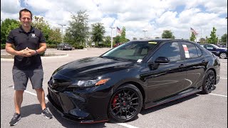 Is the 2021 Toyota Camry TRD the BEST sport sedan for the price [upl. by Lenehc]