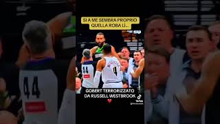 GOBERT TERRORIZZATO DA RUSSELL WESTBROOK [upl. by Swanhilda874]