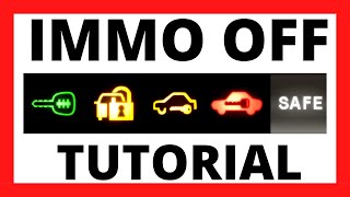 HOW to remove IMMOBILIZER from car  IMMO OFF with emulator [upl. by Suhsoj]