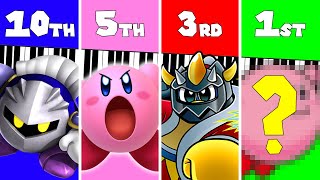 Top 10 Most Famous Kirby Music [upl. by Airasor]