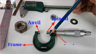 How to use micrometer micrometer workshop diploma iti [upl. by Adyan]