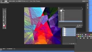 Photoshop gradients  create fragmented abstract backgrounds [upl. by Ennaecarg]