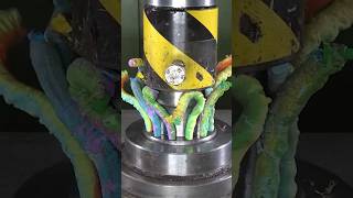 Crushing Candy Eyes With Hydraulic Press 👀🤔 hydraulicpress crushing satisfying viral [upl. by Anelam597]